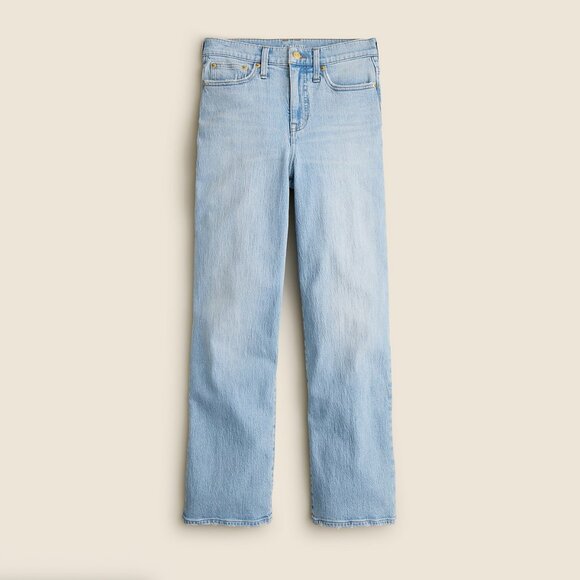 J.CREW Slim Wide-Leg Jean in Elia Wash Light Blue High-Rise Size 30 - Picture 1 of 10